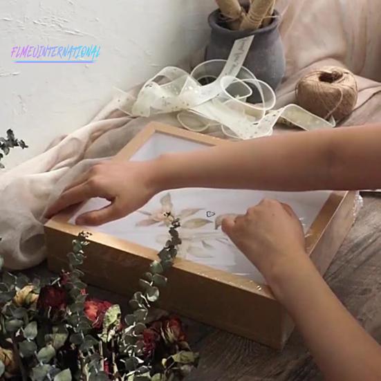 Фоторамка ручной работы DIY Искусственная доска - Креативная рамка для цветов в лаконичном стиле для дома