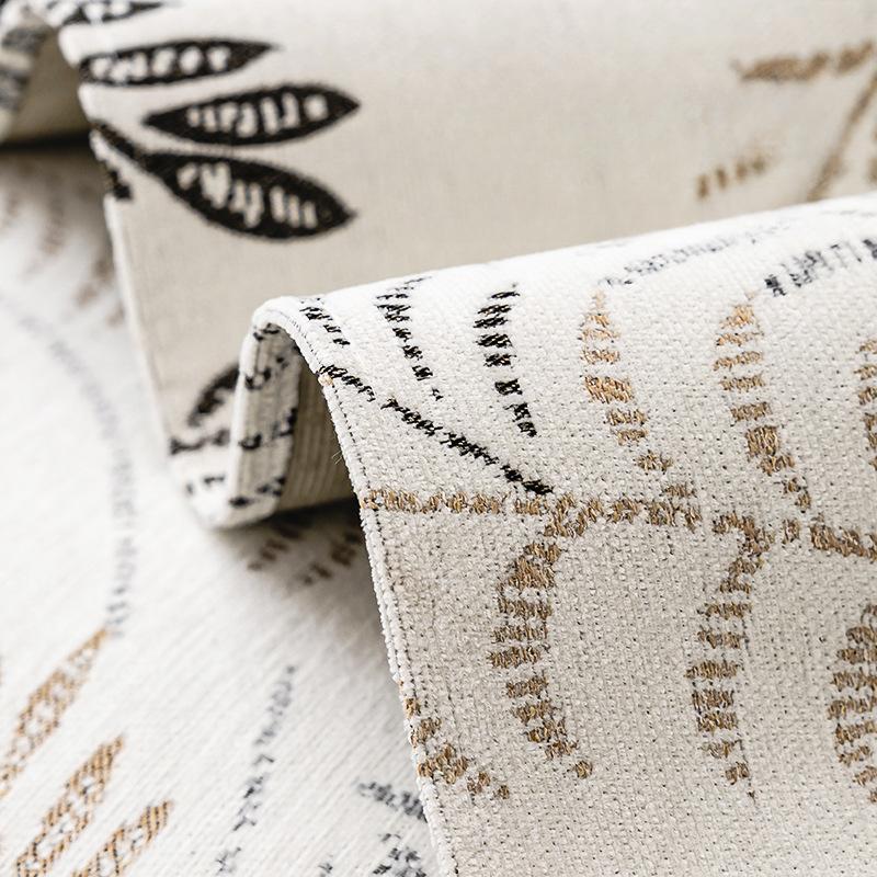 Чехлы для диванов из синели, жаккардовые нескользящие чехлы для диванов с листьями ивы, гостиная, L-образные чехлы для диванов, коврик для дивана, коврик для дивана из цельного дерева