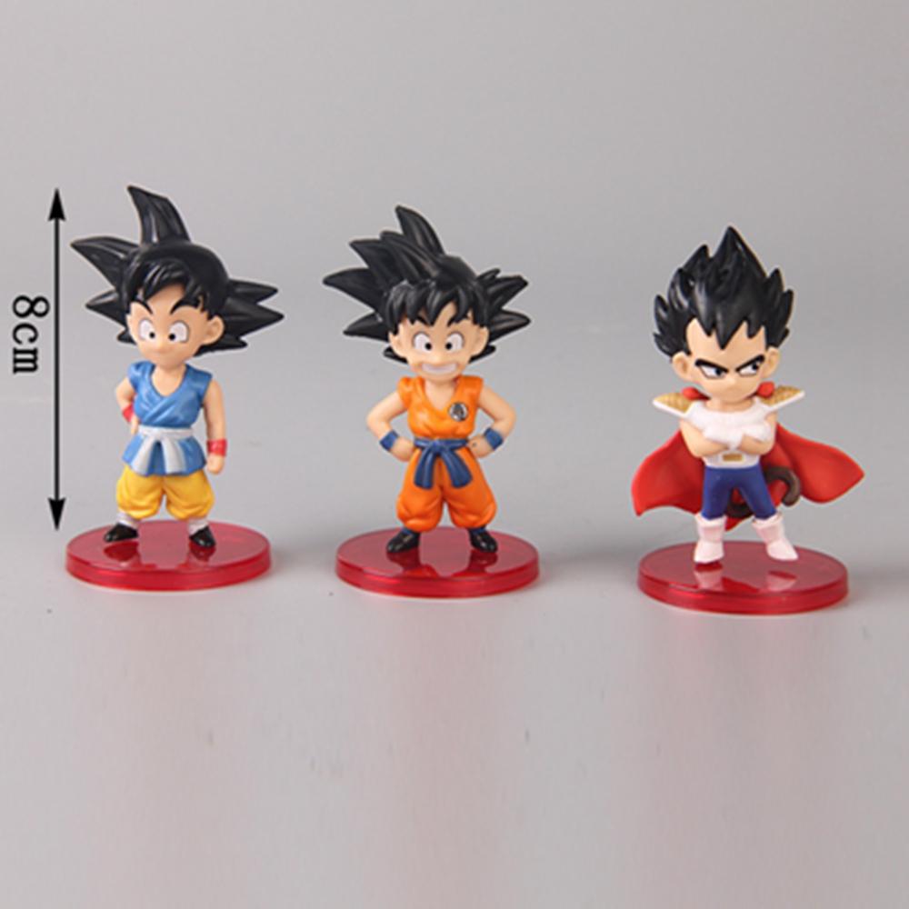 13 шт./1 набор Фигурка Dragon Ball Сон Гоку WCF Супер Сайян Сон Гохан Криллин Кикки Модель персонажа Игрушка Подарок Коллекция Фигурка