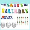 Among Game Us Birthday Party Decor Suit Supplies Set Balloon Banner Caketopper