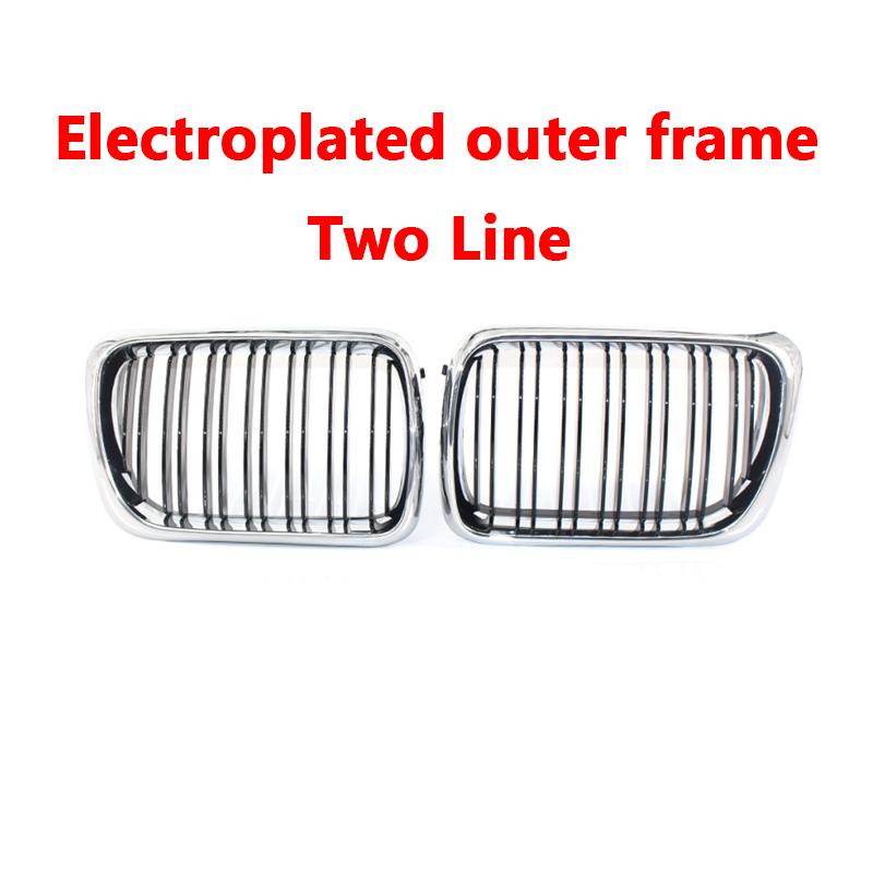 51138195151 Car Accessories For BMW E36 1997 1998 1999 Front Bumper Grille Air Intake Grille Sport Honeycomb Grid Air Intake