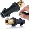 Rosfix Zestaw T-Racer Bayonet – Szczotka Mosmatic 1/4"" + Adapter Bayonet | Kompatybilność z Karcher K2–K7 | Efektywne Czyszczenie Bruku i Betonu