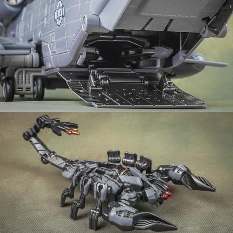 Робот-трансформер M05 Блэкаут Игрушки-трансформеры Черное Яблоко Вертиго M-05 Вертолет Фигурка Модель