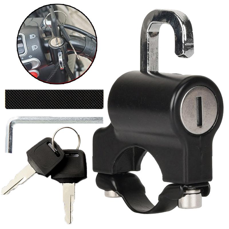 Замок для мотоциклетного шлема для велосипеда, противоугонный электрический скутер, защитный замок, легко устанавливается, велосипедное оборудование, мото