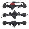 RC Crawler Front Middle Rear Axle Portal Axles With T-Lock Differential For TRAXXAS 1/10 TRX4 TRX6 6WD RC Car 1/10 Upgrade Part