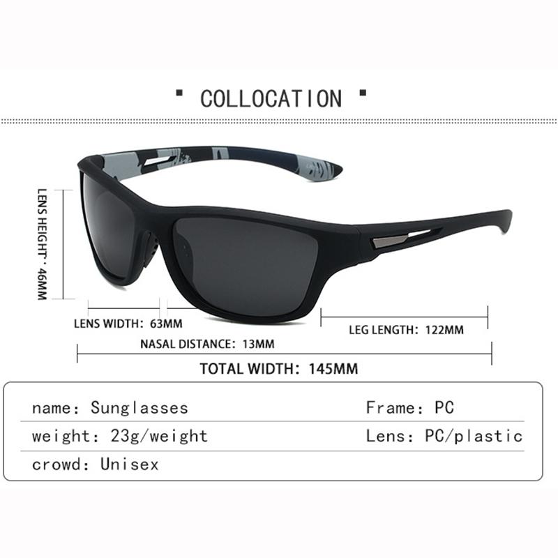 Спортивные солнцезащитные очки, мужские поляризационные очки с цветной пленкой, пылезащитные зеркальные солнцезащитные очки для верховой езды