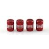 4PCS Car Tire Valve Stems Cap Knurling Style Tire Valve Cap Aluminum Tire Wheel Stem Air Valve Cap Universal Car Accessories Stem Caps1
