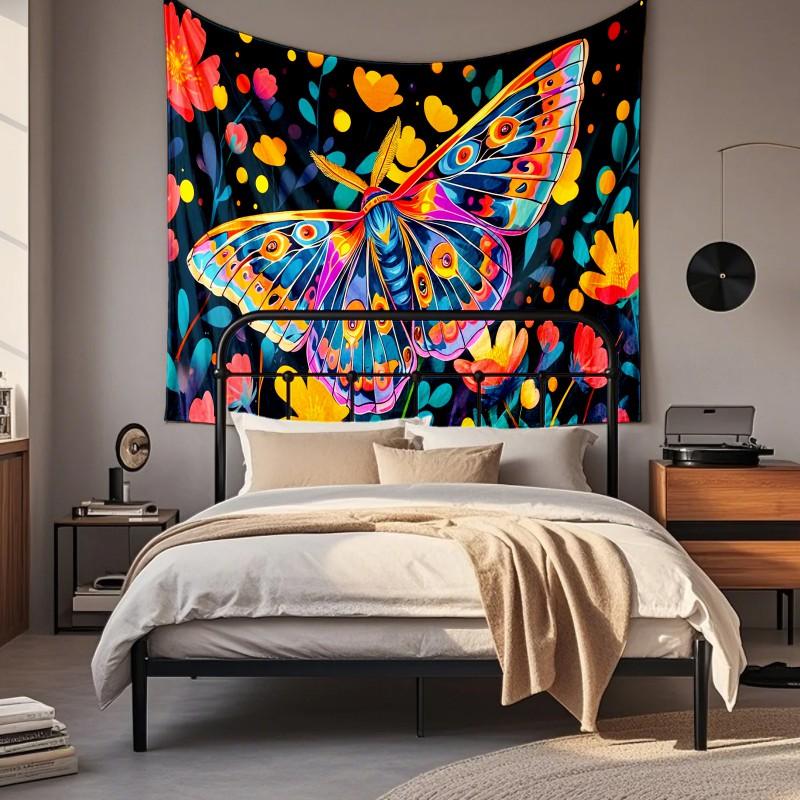 Boho Style Mandala Elephant Tapestry Wall Hanging Living Room Bedroom Decor