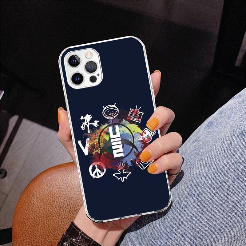 Band U-U2 Rock Phone Case For iPhone 17 Air 16 Pro Max 16E 15 + 14 Plus 11 12 13 Mini 7 8 SE Gift Print Cover Fundas