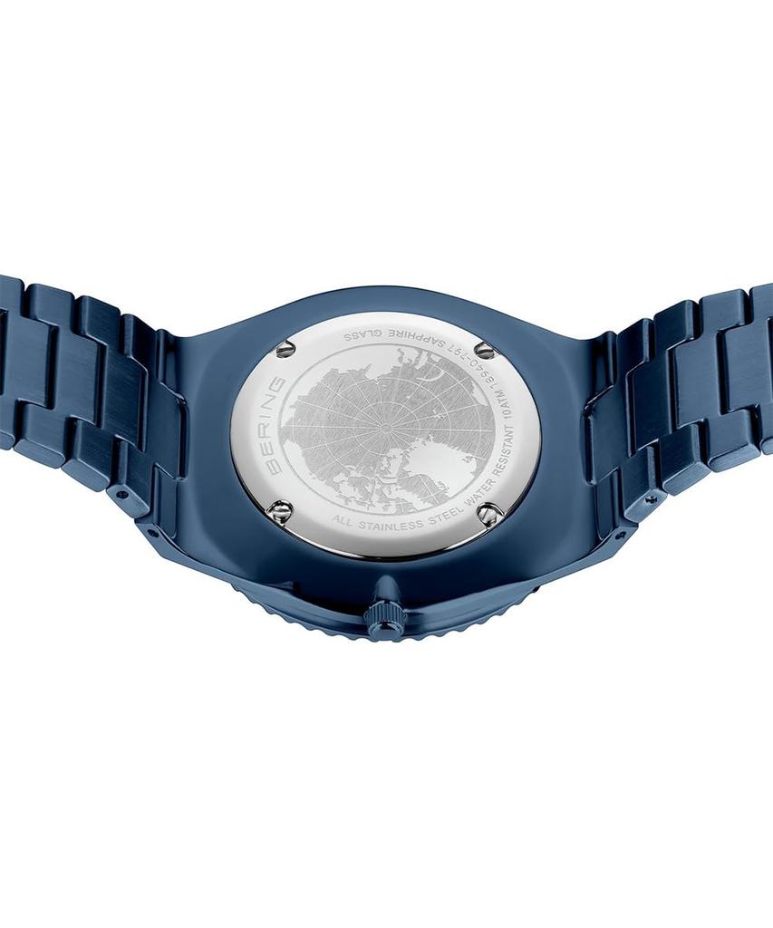 BERING Analog Quartz Arctic Collection Link Sapphire [Authorized Import] Men's & Women's (Unisex) Watch, Watch, Strap, 18940-797, Long-Term Warranty,