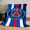 Paris Saint-Germain Logo Design Blanket Patterned Blanket, Flannel, Suitable for All Seasons, Home Decor, Warm and Cozy
