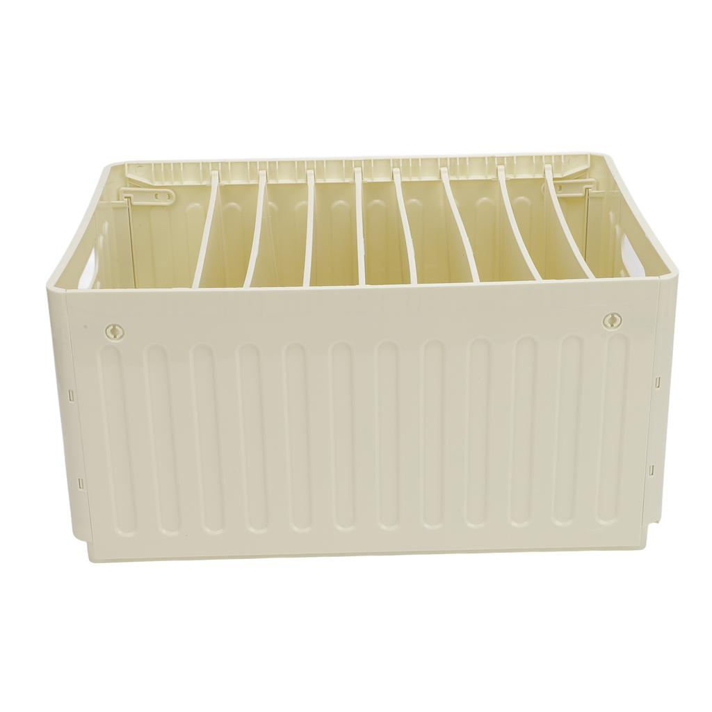 Foldable Closet   9 Grids Wardrobe Clothing Storage Bin with Lid Washable Stackable Folding Box for Pants Sweater Shirt