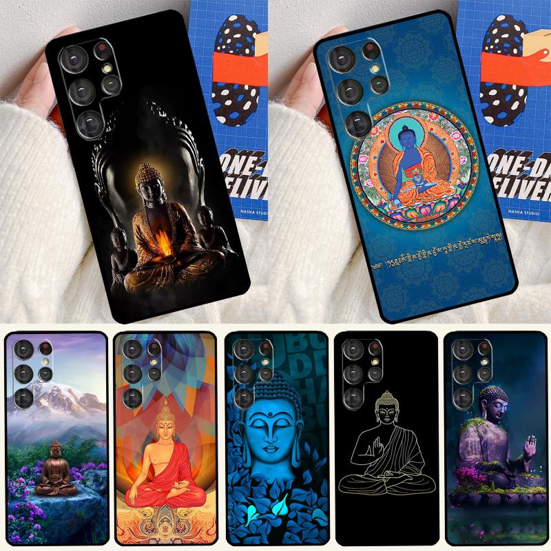 Мягкий чехол Будда Будха для Samsung Galaxy S25 Ultra S9 S10 S20 FE S21 S22 S23 Plus S24 Ultra Чехол Funda
