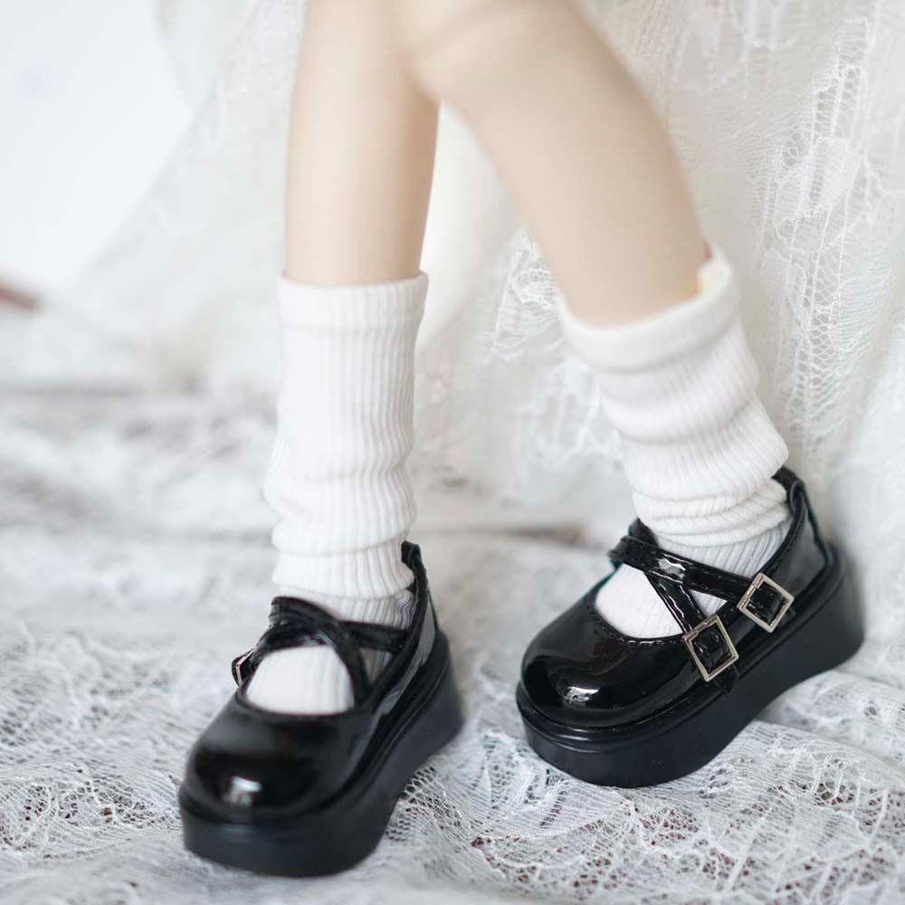 Наряжать 1/4 кукол обувь на высокой толстой подошве 45 см обувь для кукол Bjd кожаная обувь игрушки сделай сам