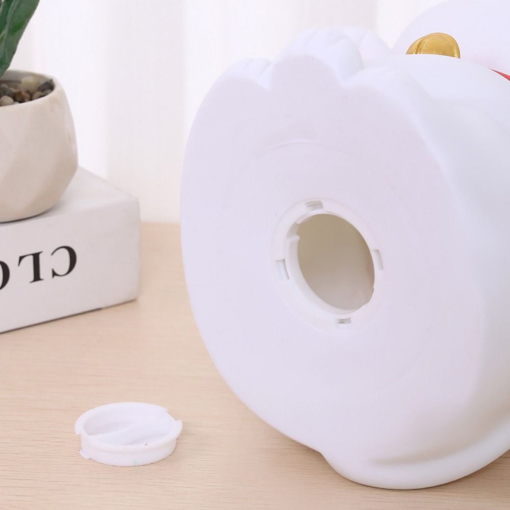 Cute Cat Piggy Bank Anti-fall Animal Saving Pot Funny Lucky Cat Ornament  Kids Toy