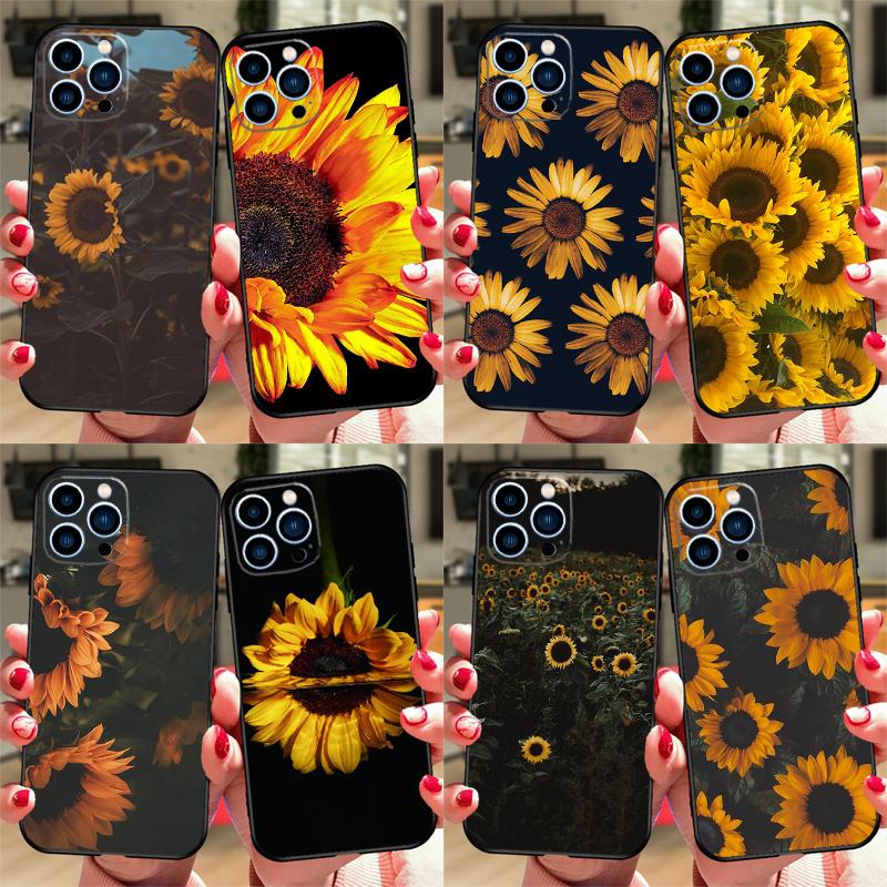 Чехол для телефона «Солнечный подсолнух» для iPhone Samsung Galaxy Redmi Xiaomi Oppo OnePlus Note SA 7 8 9 10 11 12 13 14 20 21 22 23 53 54 Pro Max Plus Ultra