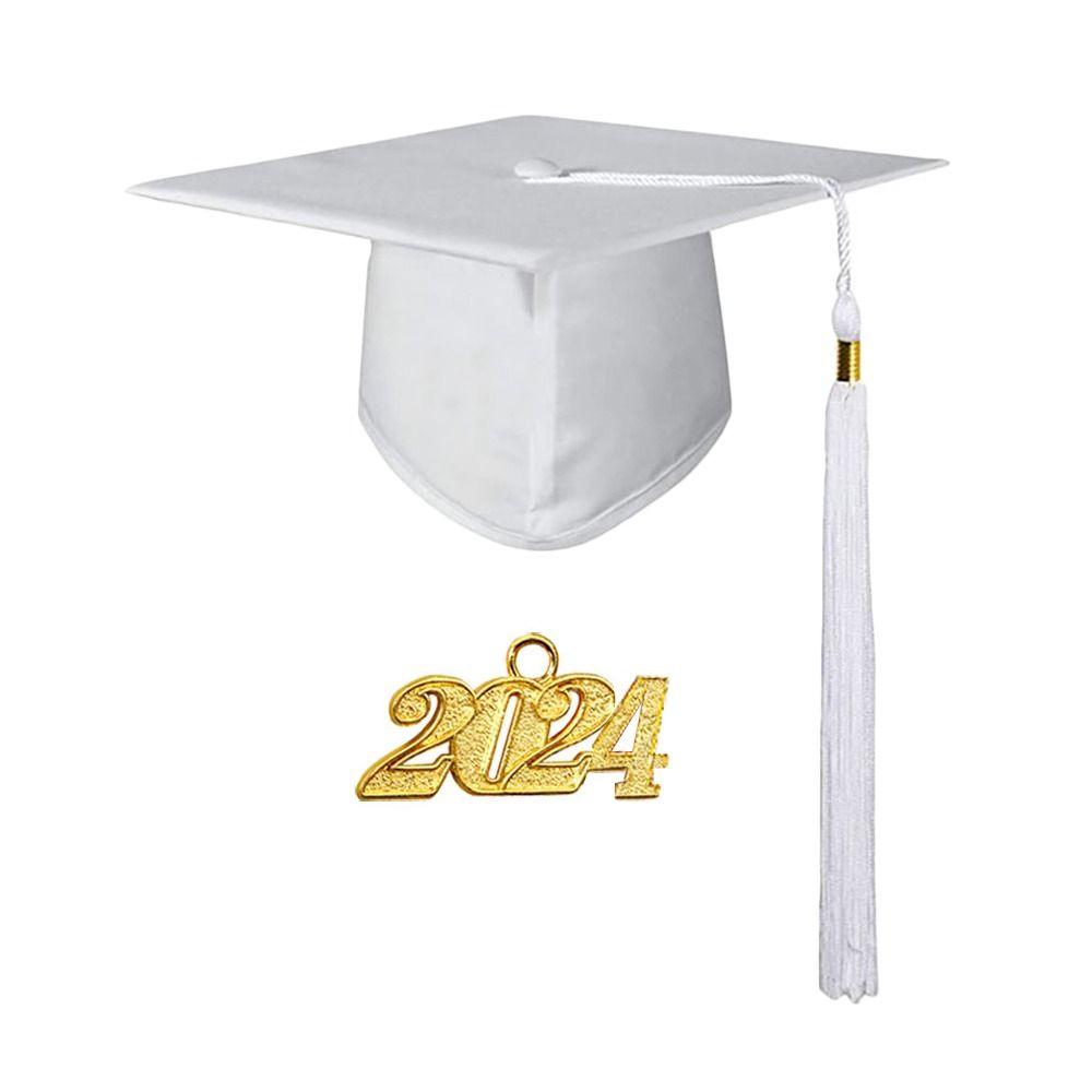 Церемония вручения диплома Выпускная шляпа Поздравления для выпускных вечеринок Унисекс Кепка из миномета