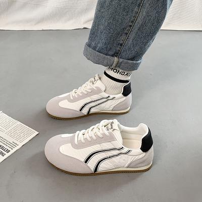 2025 новые немецкие тренировочные туфли женские повседневные туфли весна и лето популярные универсальные маленькие белые туфли Форреста Гампа плоские спортивные кеды