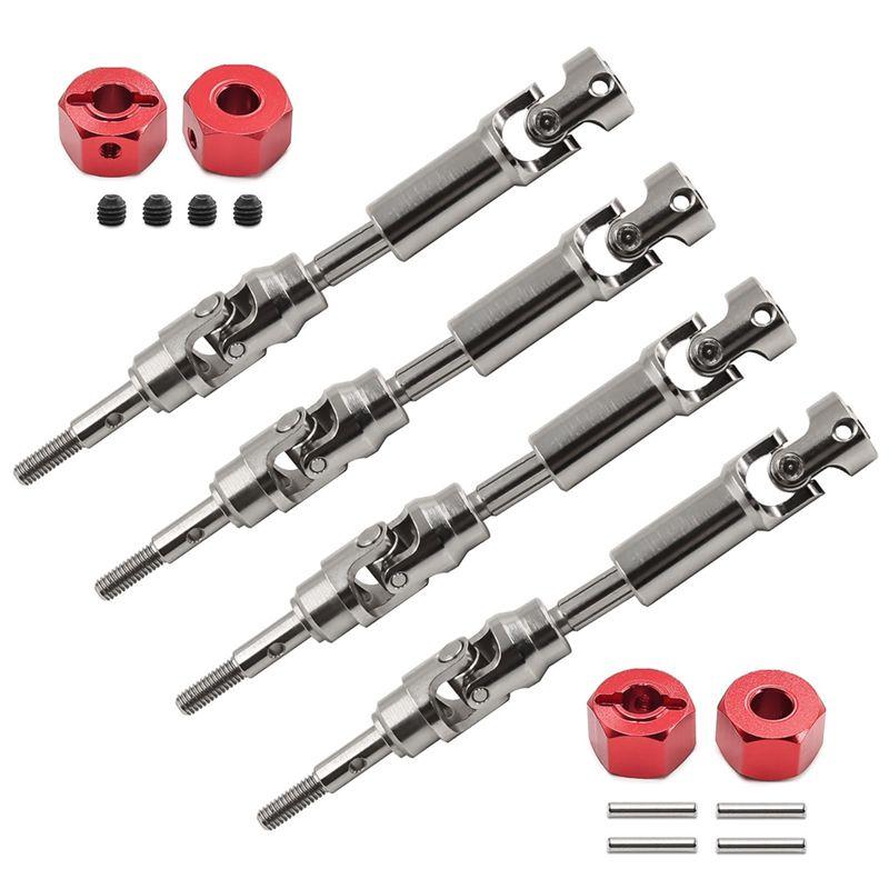 YSUN-Stainless Steel Front Axle Shaft And Rear Drive Shaft For Traxxas Mini Maxx RC Car Upgrade Parts