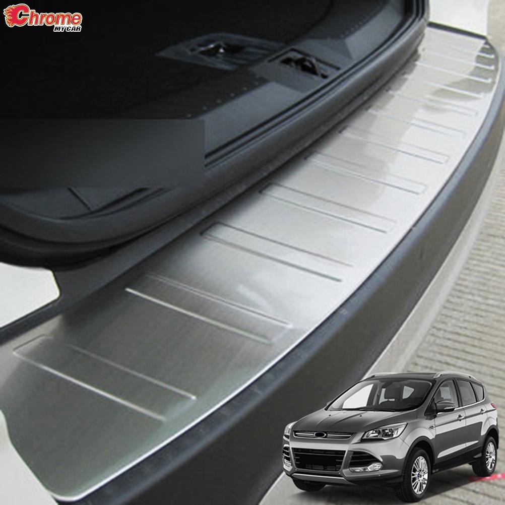 Для Ford Escape Kuga 2 2013 2014 2015 2016 2017 2018 защита заднего бампера багажника из нержавеющей стали, панель порога, накладка