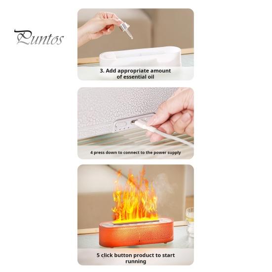 Увлажнитель воздуха Flame Aroma с дистанционным управлением, режимом непрерывного распыления, автоматическим отключением, диффузор эфирных масел для ароматерапии с подсветкой