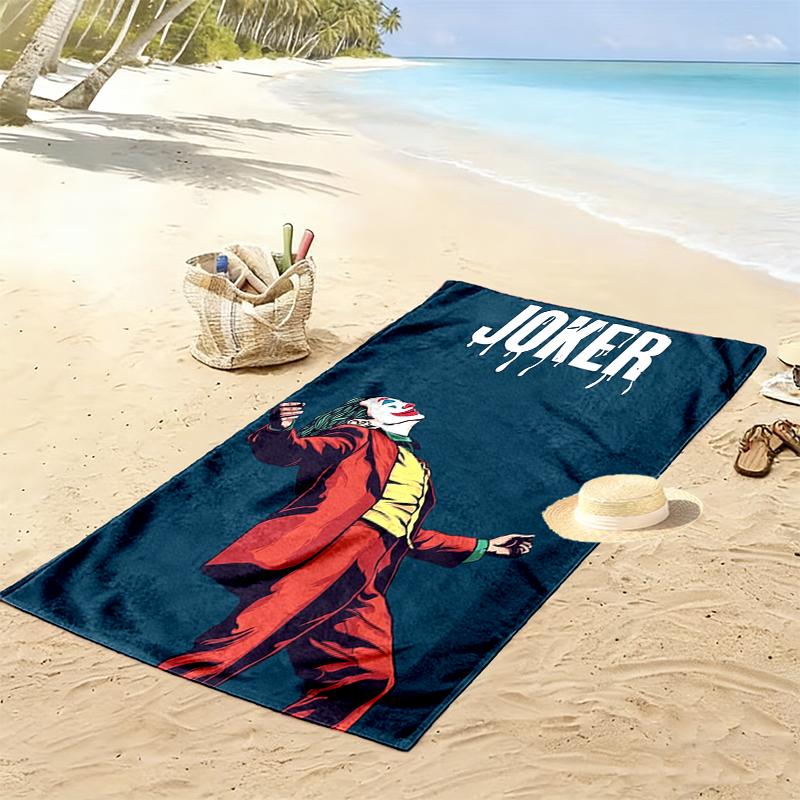 1pc JOKER Beach Towel, Outdoor Activities Perfect Summer Travel Supplies, As A Gift for Festivals