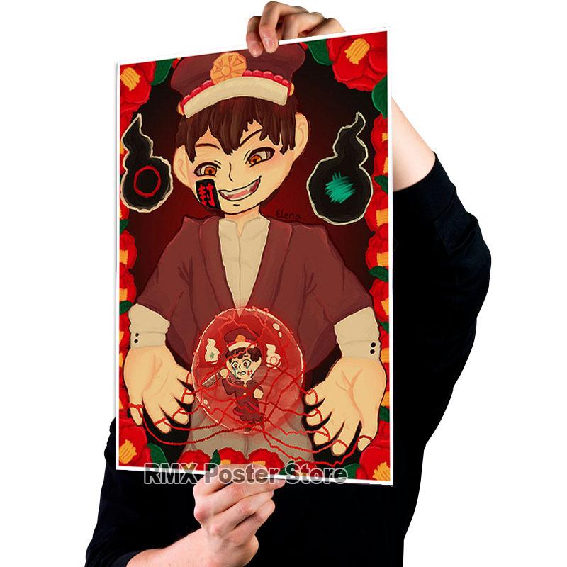 Аниме унитаз Ханако Кун плакаты белая бумага с покрытием картины для домашнего декора настенные наклейки украшение комнаты фреска