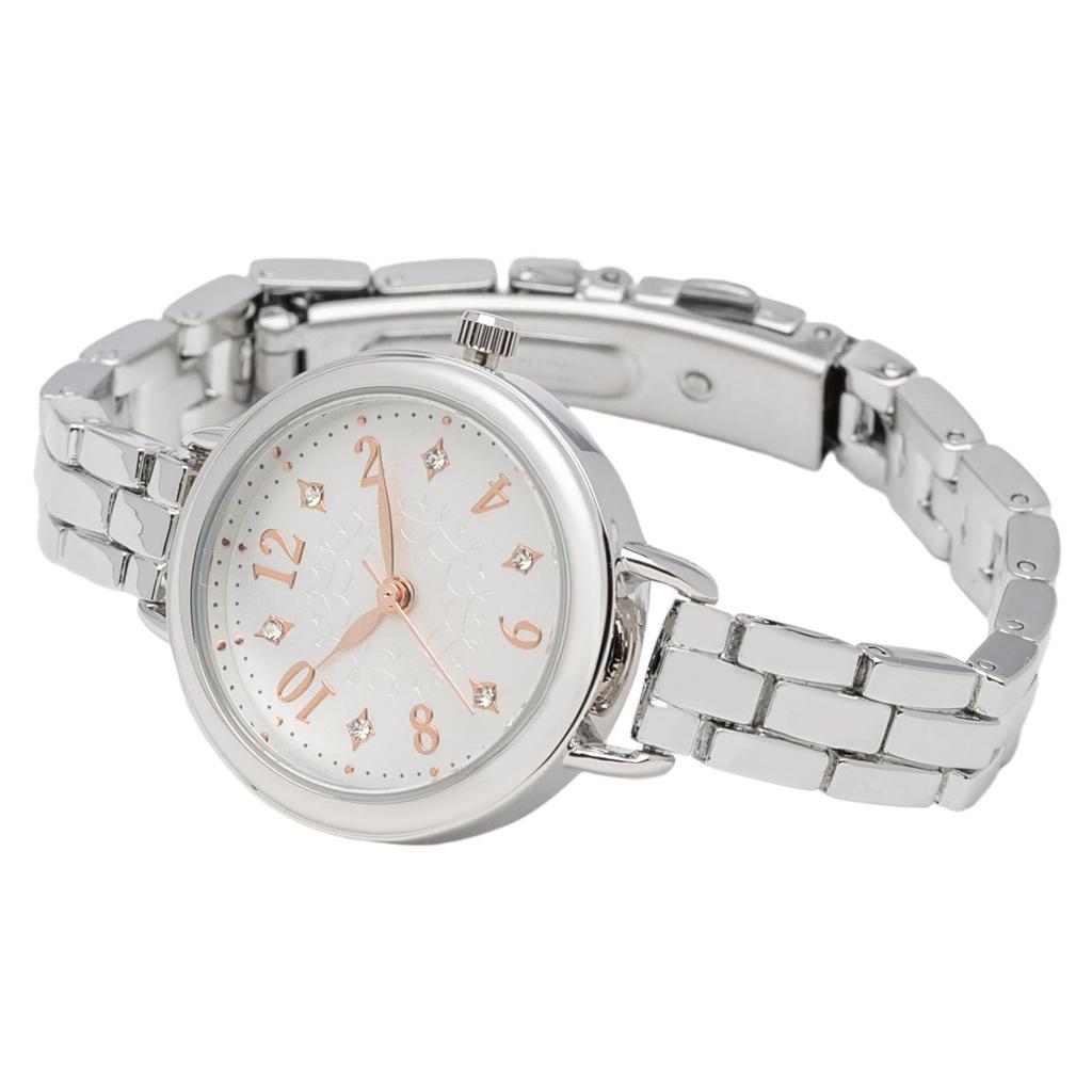 Fieldwork WP Yella Analog 5 ATM Water Silver with Metal Women's Watch, Nickel-Free, Resistance, Band, ASS175-1