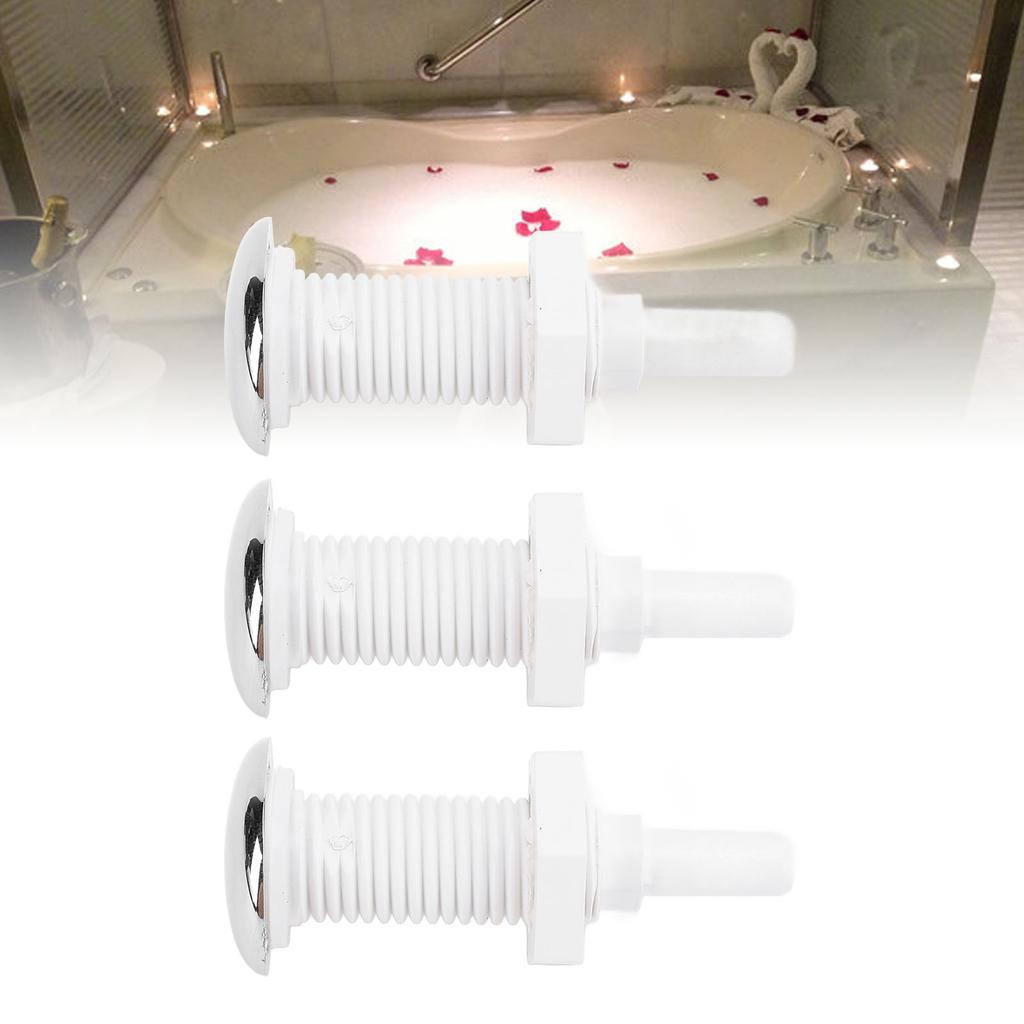 D2 3 шт. Аэрофорсунка для ванны ПВХ 30 мм Прямая Аэромассажная форсунка для спа Замена для гидромассажных ванн Насадка для бассейна Аксессуары