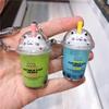 Молочный чай акриловый кулон милый кот плавающая чашка ювелирные изделия брелок модные аксессуары брелок