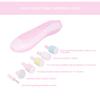 Электрический инструмент для ухода за ногтями младенцев, триммер, шлифовальная машинка, кусачки для детей, малышей, розовый