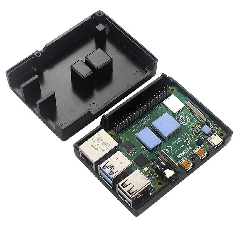 Для Geeekpi Raspberry Pi 4 Cnc алюминиевый корпус с вентилятором радиаторы для Pi 4B