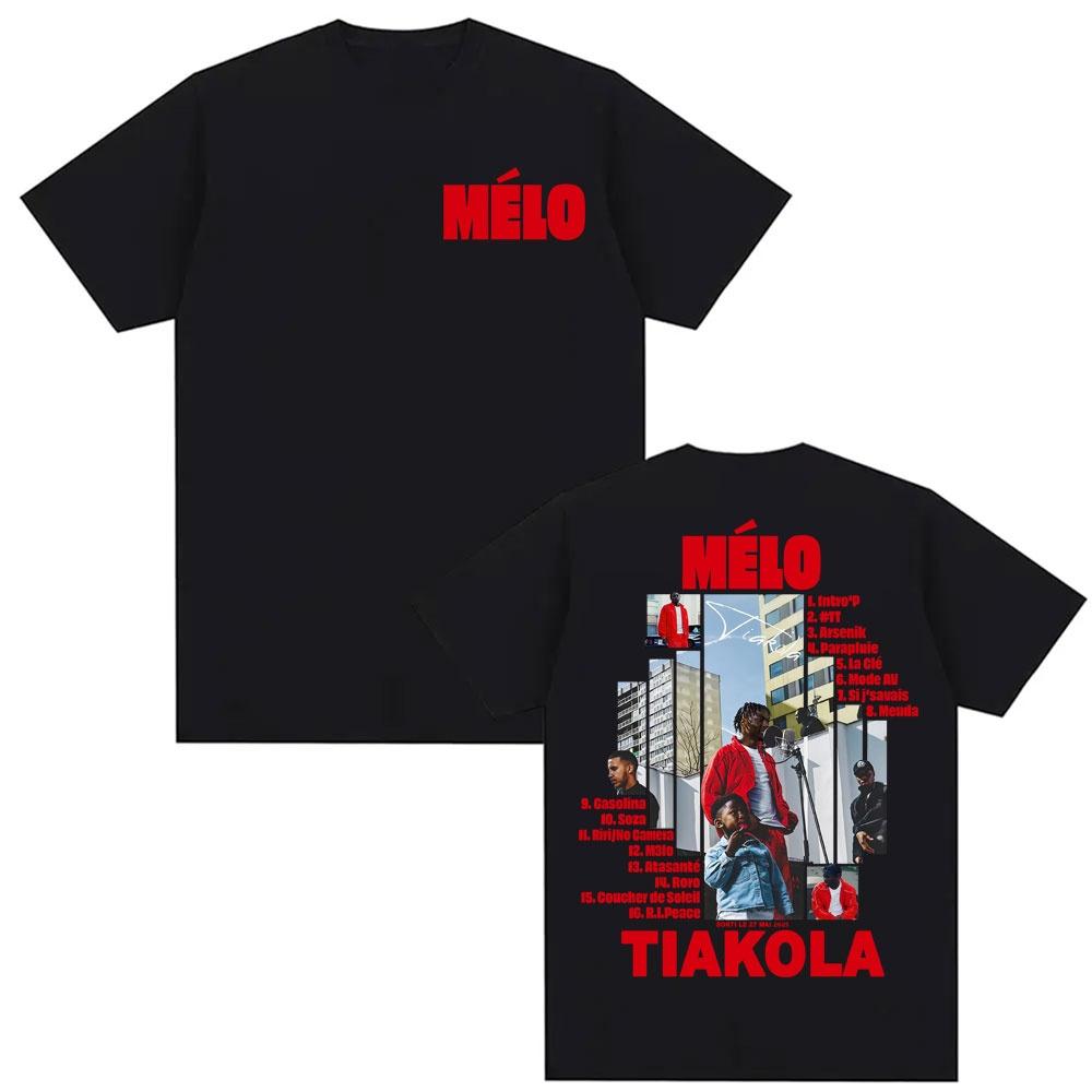 2026 HipHop Artist Tiakola Melos Summer Album Series Stylish and Retro Highquality Tshirts for Both Men and Women