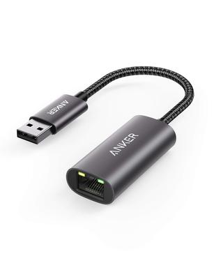 Адаптер Ethernet Anker PowerExpand До 1 Гбит/с Быстрая связь Ethernet для Windows MacBook Pro Air USB-A и -