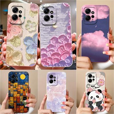 Для Xiaomi Redmi Note 12 11 Pro Pro+ 12S 12R 11S 11T 11E Новый чехол Высокое качество Lovely Panda Супер противоударный мягкий силиконовый роскошный бампер Корпус