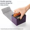 Commander Card Deck Box Fit 100+ Single Sleeved Card Storage Box Leather Magnet Magic Gathering Card Case for TCG CCG MTG Cards
