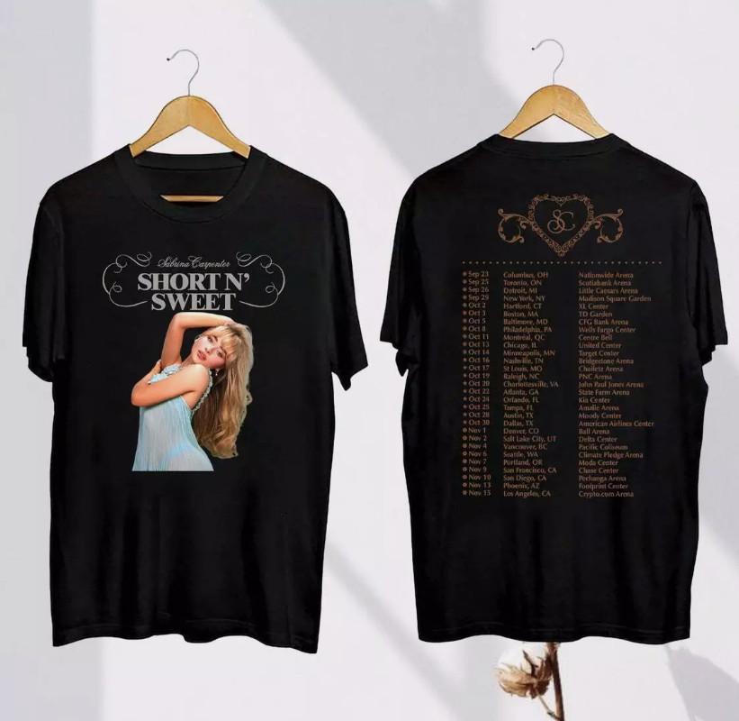 2024 Sabrina Carpenter Tour Shirt, Sabrina Carpenter Short N Sweet 2024 Concert