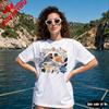 Retro Folk Art Birds And Flowers Graphic Tee Unisex Vintage Folk Print Botanical Floral Bird Cottagecore Casual Cotton Tshirt