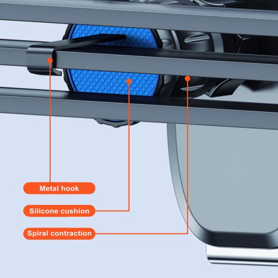 Универсальный автомобильный держатель для телефона, вращение на 360 градусов, противоскользящий, стабильный, работает одной рукой, гравитационное вентиляционное отверстие, автомобильная подставка для телефона