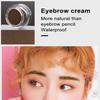 Водостойкий крем для бровей, долговечная натуральная краска для бровей, устойчивая к поту, водонепроницаемый крем для бровей против выцветания