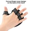 1 Pair 4-Finger Fitness Grips Pad Hand Cocoon Prevention Gym Gloves Weightlifting Powerlifting Lifting Pull-up Men Women Hand Palm Protector