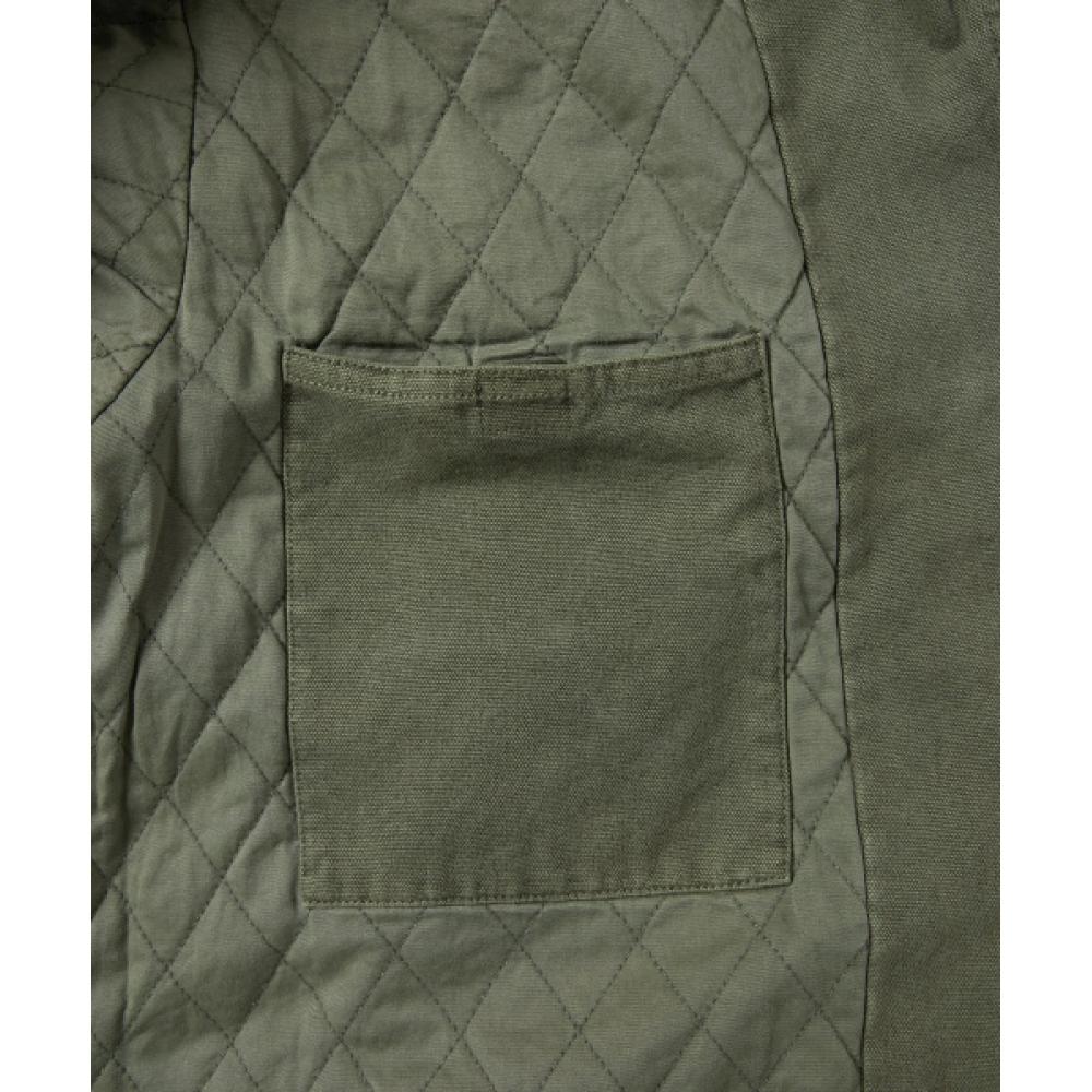 Это никогда не было так Overdyed Hooded Jacket Olive