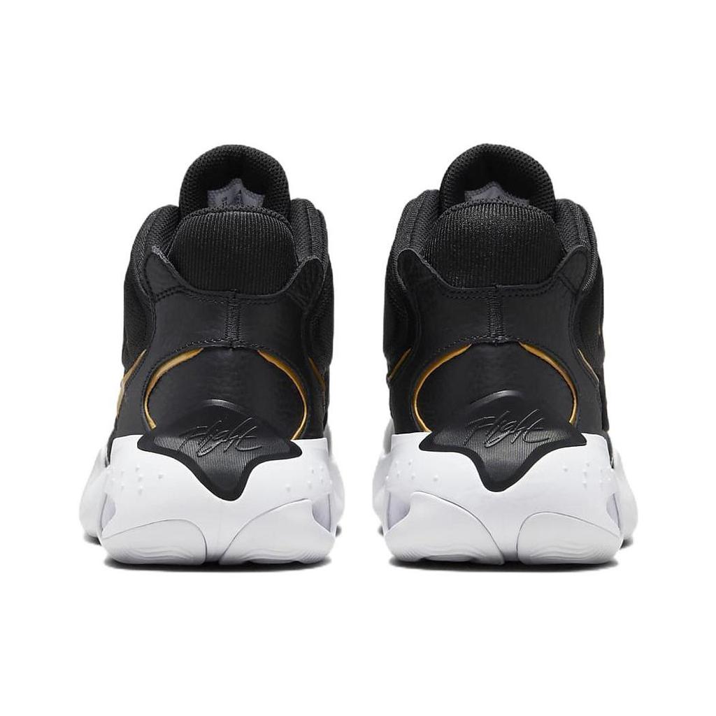 Кроссовки мужские Air Jordan Max Aura 4 Черный Металлик Золотой Белый DN3687-007
