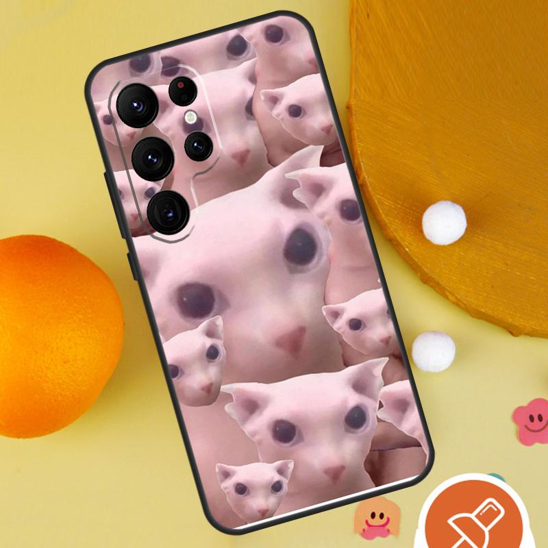 Sphynx Sphinx Cat Case For Samsung Galaxy S25 Ultra S24 S23 S22 S21 Ultra S9 S10 S20 Plus S24 FE Funda Cover