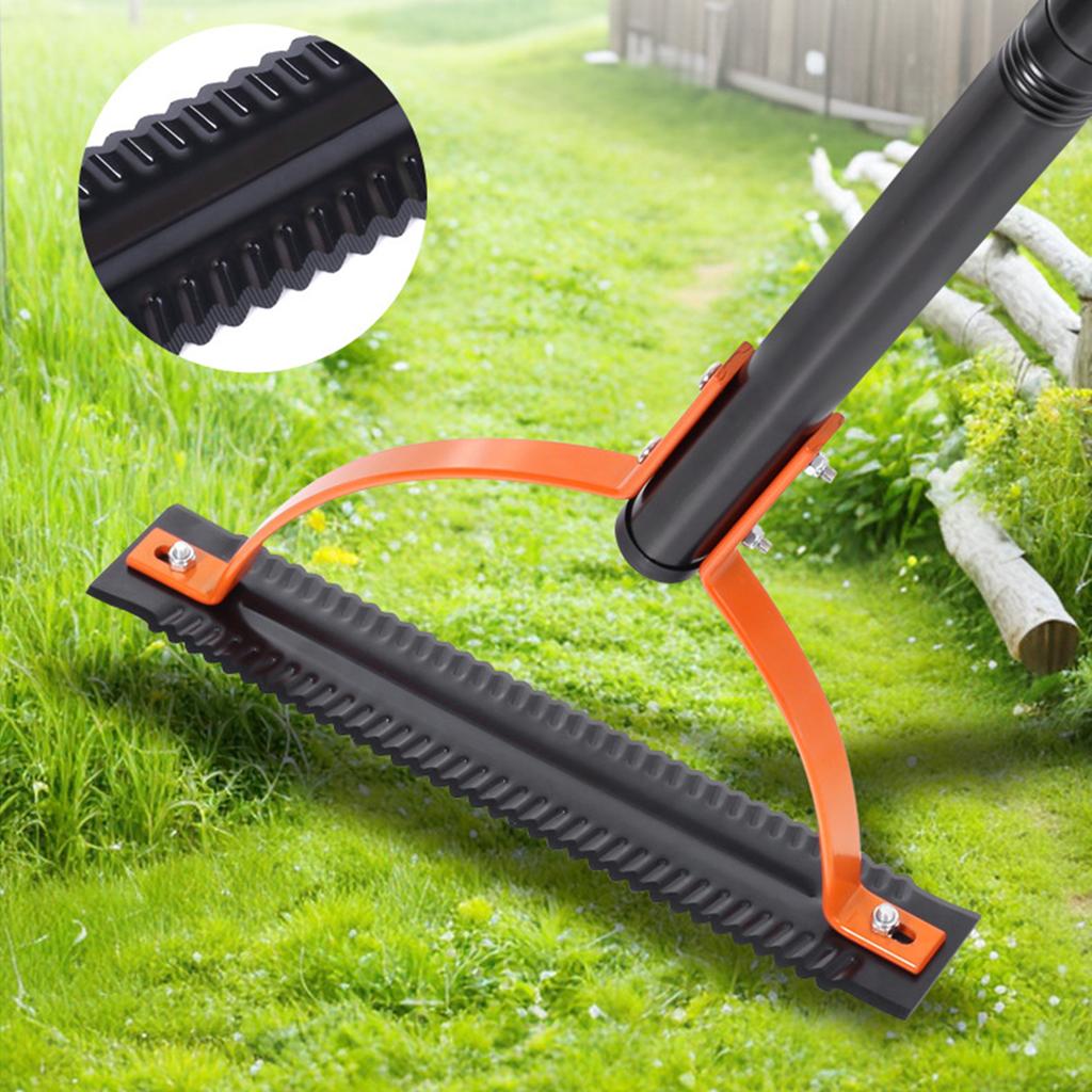Ручной хлыст для травы с зубчатым двухсторонним лезвием, устойчивый к ржавчине, для парков