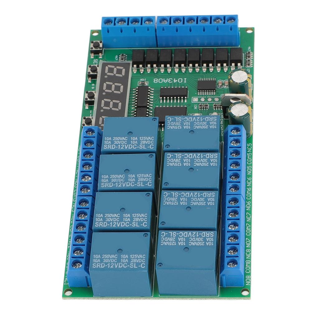 Timer Delay Relay Module IO43A08 8 Channel Multifunction Loop Interlock Self Locking Momentary Bista