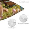 Easter Bunny Bigfoot Ufo Funny Selfie Pillow Cover Funny Pillow Case For Sofa Bedroom Home Decor Graphic Pillowcases Present
