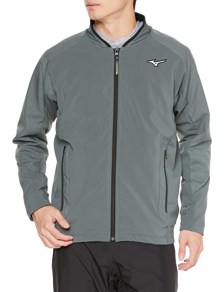 Mizuno Urban Khaki Tech Lining Training Size and Warm Men's Jacket, M, 32ME2540, Water-Repellent