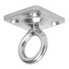 Stainless Steel Rotating Ceiling Hooks Pad Silver U Hooks for Seawater Anti Ability Ceiling Hooks