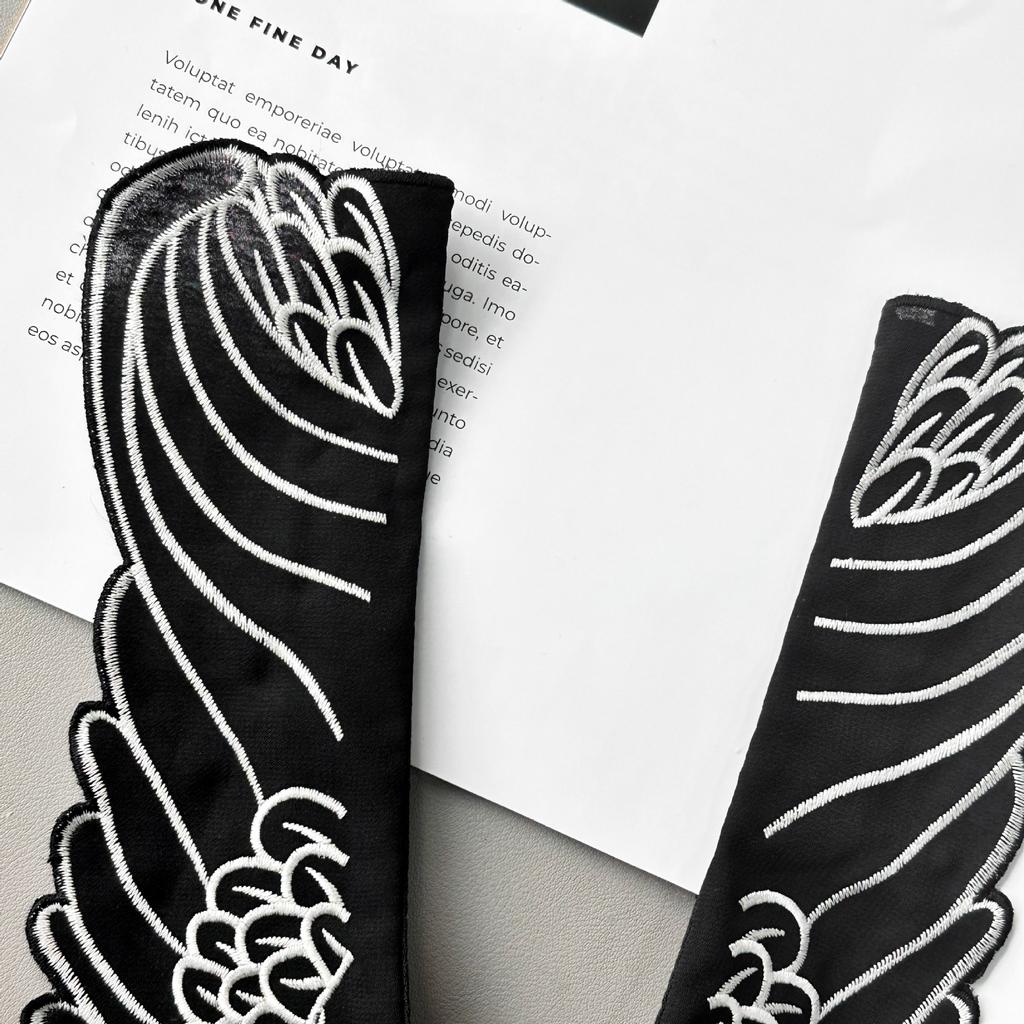 Embroidery Antique Fake Collar Horse Dress Cheongsam Tang Suit Versatile Accessories Clothing Accessories Lace National Style Fake Collar